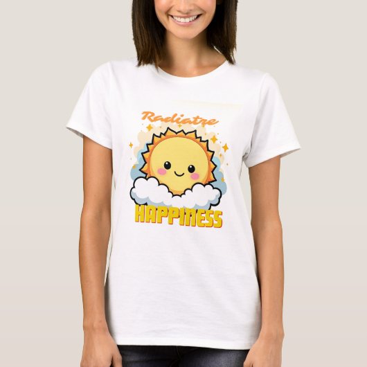 Kawaii Sunshine T-Shirt - Adorable Summer Vibes Ou (Vorderseite)