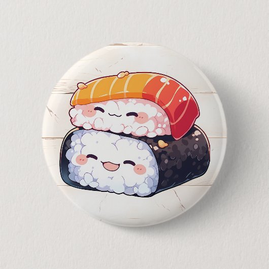 Kawaii-Sushi #1 Button (Vorderseite)