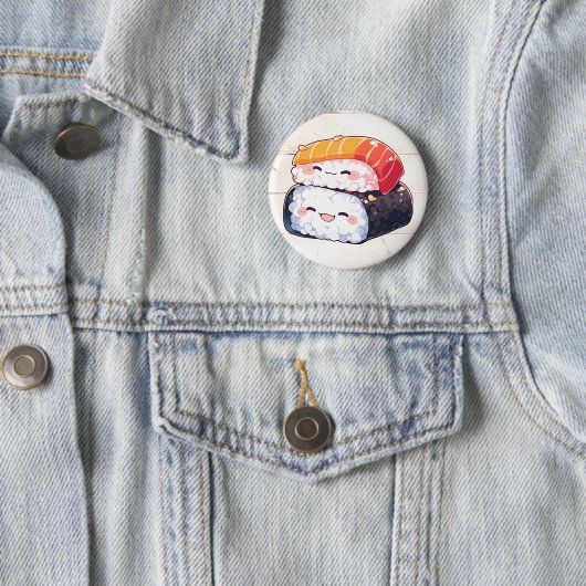 Kawaii-Sushi #1 Button (Beispiel)