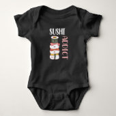 Kawaii Sushi Anime Niedlich japanisches Essen Baby Strampler (Vorderseite)