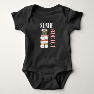 Kawaii Sushi Anime Niedlich japanisches Essen Baby Strampler
