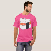 Kawaii Sushi Cat T-Shirt (Vorne ganz)
