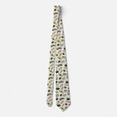 Kawaii Sushi Characters Pattern Fun Novelty Krawatte (Rückseite)