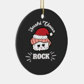 Kawaii Sushi Christmas Keramik Ornament (Rechts)