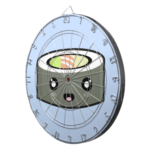 Kawaii Sushi Dartscheibe (Vorderseite rechts)