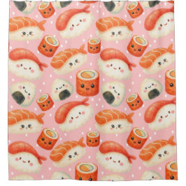 Kawaii Sushi Duschvorhänge Duschvorhang