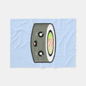 Kawaii Sushi Fleecedecke (Vorderseite (Horizontal))