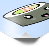 Kawaii Sushi Fotodruck (Ecke)