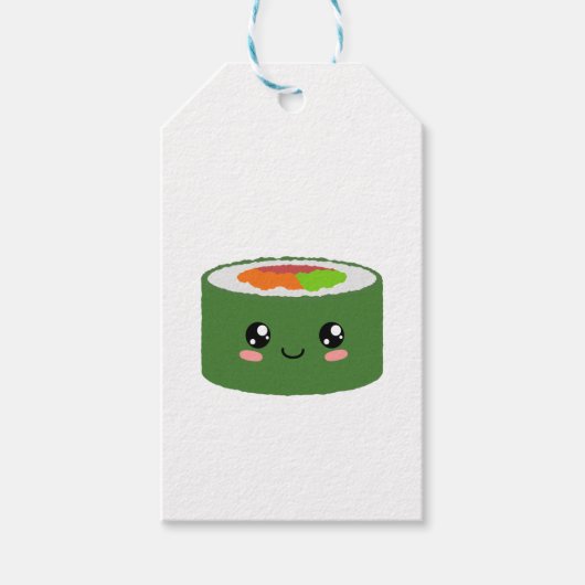 Kawaii Sushi Geschenkanhänger (Vorderseite)