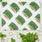 Kawaii Sushi Geschirrtuch (Gefaltet)