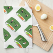 Kawaii Sushi Geschirrtuch (Viertel Falte)