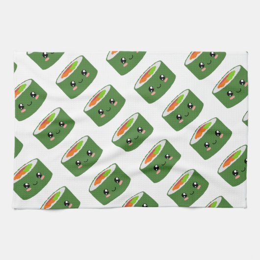 Kawaii Sushi Geschirrtuch (Horizontal)