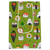Kawaii Sushi Gift Bag Mittlere Geschenktüte (Rückseite)