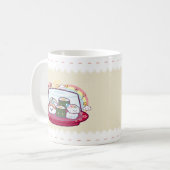 Kawaii Sushi Kaffeetasse (Vorderseite Links)