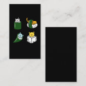 Kawaii Sushi-Katzen-Liebhaber-Katzen-Themed Visitenkarte (Vorne/Hinten)