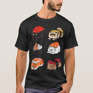 Kawaii-Sushi-Katzen, Sleepy-Sushi-Kätzchen_1 T-Shirt