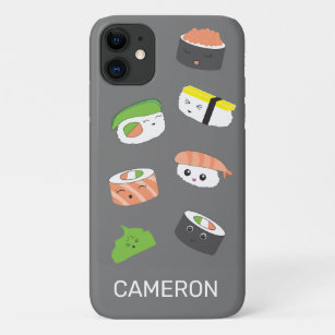 Kawaii Sushi-Liebe: Maßgeschneiderte graue Telefon Case-Mate iPhone Hülle