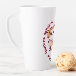 Kawaii Sushi mit lustigen Zitaten für schwarzen Li Milchtasse