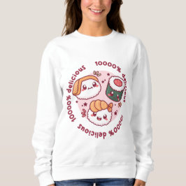 Kawaii Sushi mit lustigen Zitaten für schwarzen Li Sweatshirt