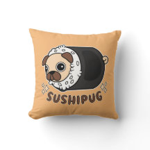 Kawaii Sushi Mops Mashup Funny Dog Lover Geschenk
