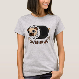 Kawaii Sushi Mops Mashup Funny Dog Lover Geschenk T-Shirt