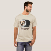 Kawaii Sushi Mops Mashup Funny Dog Lover Geschenk T-Shirt (Vorne ganz)