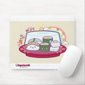 Kawaii Sushi Mousepad (Mit Mouse)