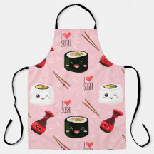 Kawaii Sushi Muster Light Pink