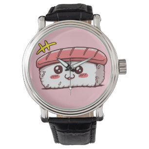 Kawaii Sushi Niedliches japanisches Essen Armbanduhr