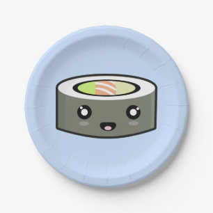 Kawaii Sushi Pappteller