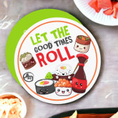 Kawaii Sushi Party Let The Good Times Roll Einladung