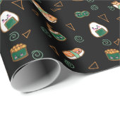 Kawaii Sushi-Party-Verpackungs-Papier-niedliches Geschenkpapier (Rolleneckpunkt)