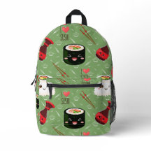 Kawaii Sushi Pattern