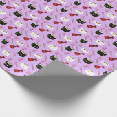 Kawaii Sushi Pattern Geschenkpapier (Ecke)