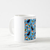 Kawaii Sushi Pattern Kaffeetasse (Vorderseite Links)