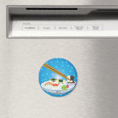 Kawaii Sushi Platter Magnet (In Situ (Geschirrspüler))