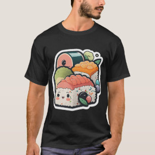 Kawaii Sushi Roll Freunde T-Shirt