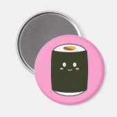 Kawaii Sushi Roll Magnet (Vorderseite/Rückseite)