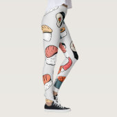 Kawaii Sushi Rolls Muster Slip-On Sneakers Leggings (Rechts)