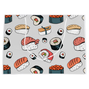 kawaii sushi rollt Geschenktasche Große Geschenktüte