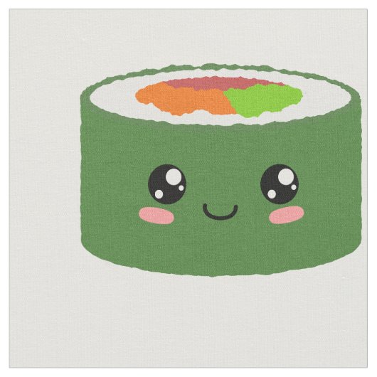 Kawaii Sushi Stoff (Nahaufnahme)