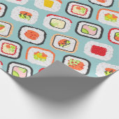 Kawaii Sushi Wrapping Paper Geschenkpapier (Ecke)