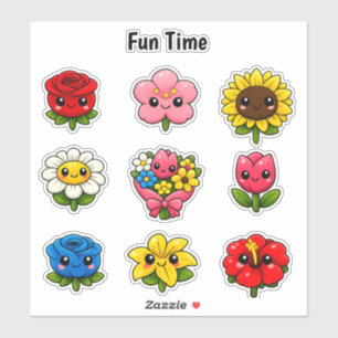 Kawaii Süße Blumen Schüler Belohnungsaufkleber Aufkleber