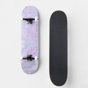 Kawaii Süße Boho Wirbelige Pastell-Baumwoll-Zucker Skateboard