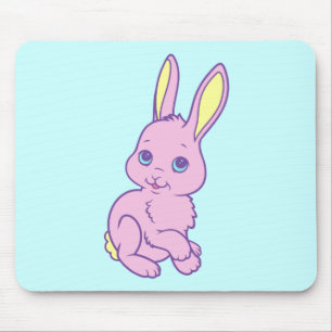Kawaii Süße Cartoon-Häschen Kaninchen Mousepad