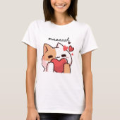 Kawaii Süsse Cat T-Shirt (Vorderseite)