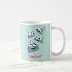 Kawaii süße Figuren Kindername Kaffeetasse