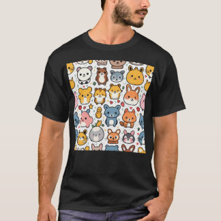 Kawaii Süße Haustiere T-Shirt