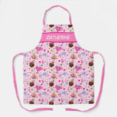 Kawaii süße Herzen und Schokolade Schürze (Vorderseite)
