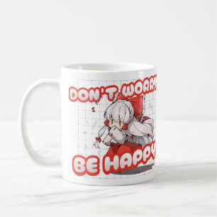 Kawaii Süße Illustration Ansprechende Pastell-Kuns Kaffeetasse